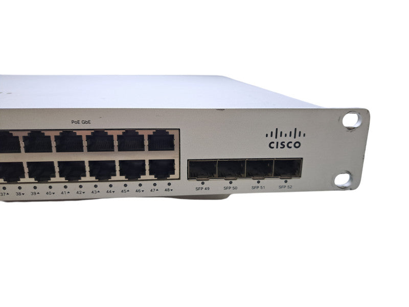 Cisco Meraki MS220-48LP | 48-Port Gigabit PoE Cloud Managed Switch Unclaimed