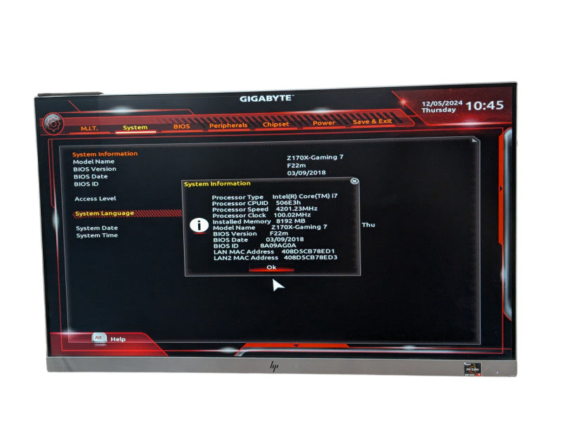 GIGABYTE G1 Gaming GA-Z170X-Gaming 7 with i7-6700K 16GB DDR4  -