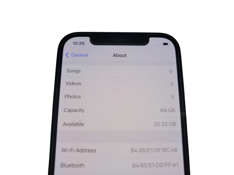Apple iPhone 12 - 64GB - Black [A2402] (
