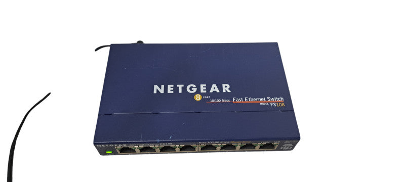Netgear FS108 v2 8 Port 10/100 Fast Ethernet Unmanaged Switch