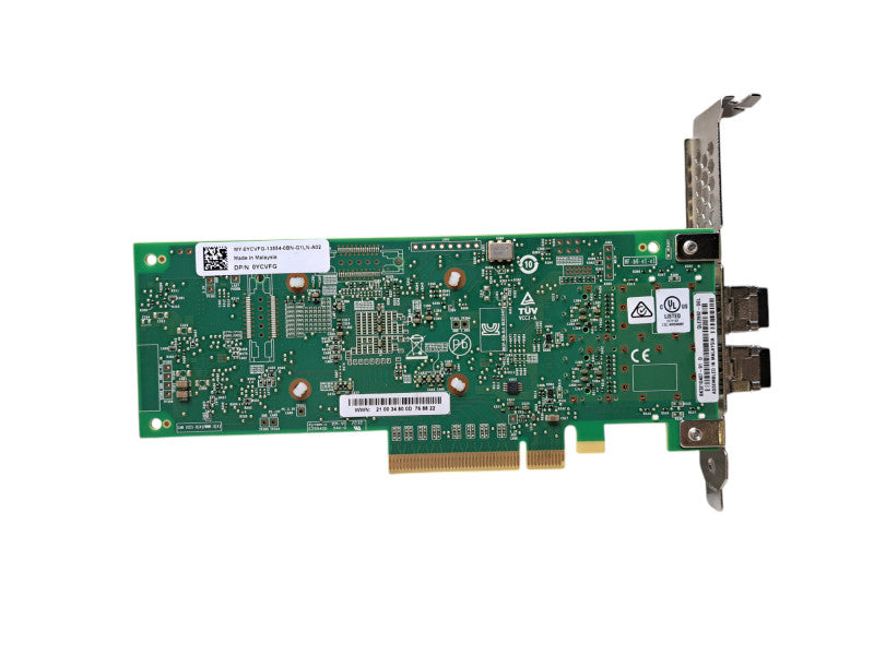 Dell QLE2692-DEL Dual-Port 16GbE PCIe Host Bus Adapter | P/N: 0YCVFG Q
