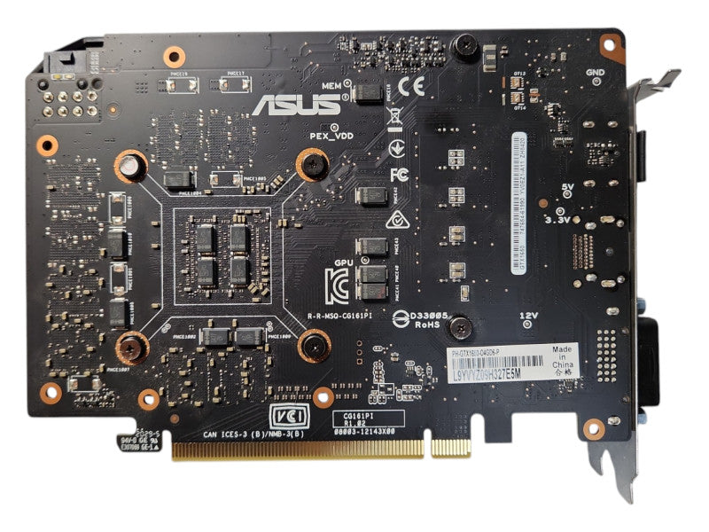 ASUS Phoenix NVIDIA GeForce GTX 1650 OC 4GB GDDR6, PH-GTX1650-04GD6