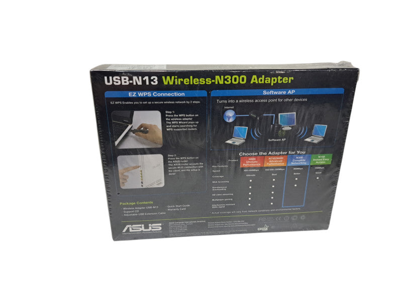 ASUS USB-N14 Wireless-N300 USB Adapter.