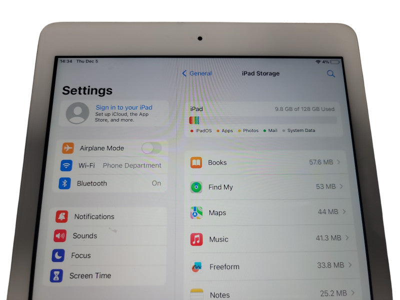 Apple iPad 5th Gen - 128GB - Gold [A1822 | Wifi Only] (