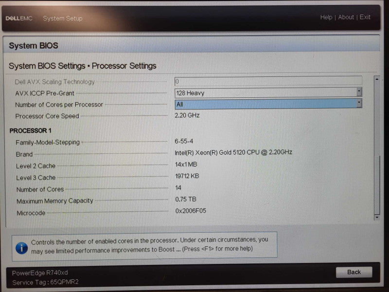 Dell PE R740xd Xeon Gold 5120 2.2GHz 32GB DDR4 2x PSU $