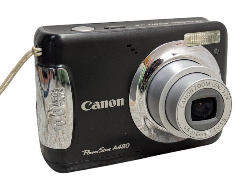 Canon PowerShot A480 AiAF10 Mega Pixel 3.3x Optical Zoom Digital Camera  Q-