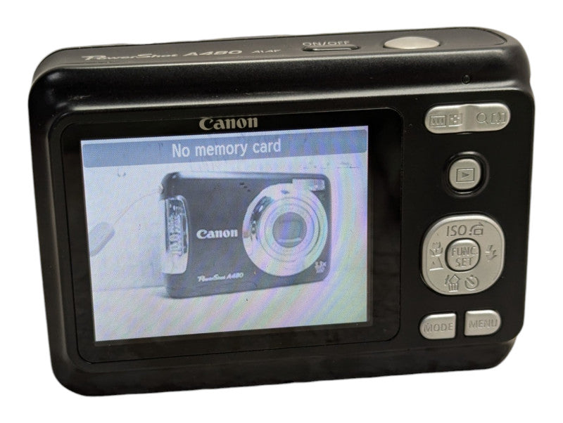 Canon PowerShot A480 AiAF10 Mega Pixel 3.3x Optical Zoom Digital Camera  Q-