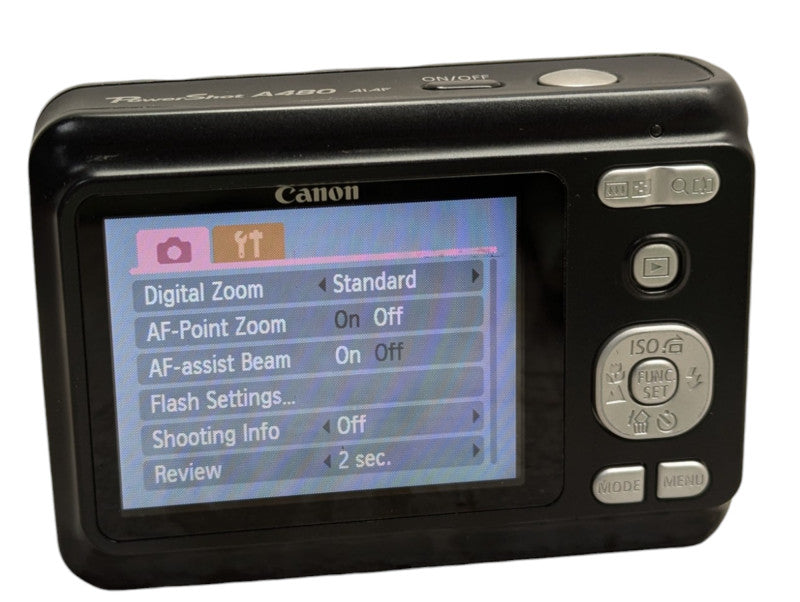 Canon PowerShot A480 AiAF10 Mega Pixel 3.3x Optical Zoom Digital Camera  Q-