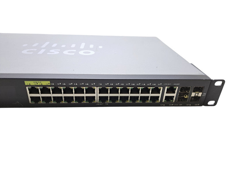 Cisco SG350-28P-K9 V03 | 28-Port Gigabit PoE Managed Switch | 4x SFP