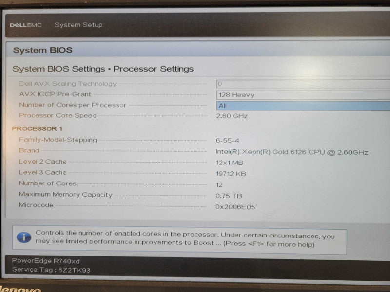 Dell PE R740xd 24x 2.5"  Xeon Gold 6126 @ 2.2GHz 32GB DDR4 2x PSU H730P !