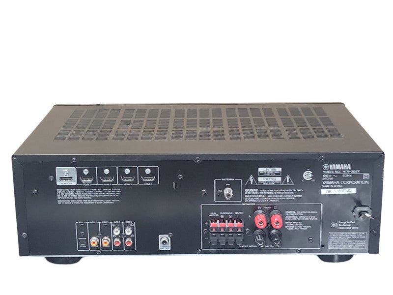 Yamaha HTR-2067 Natural Sound AV Receiver Black HI-FI (Broken Power cord) _