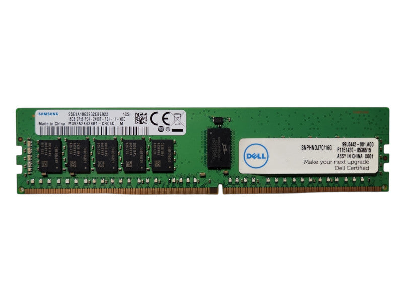 Samsung 16GB 2Rx8 PC4-2400T-RE, DDR4, Server RAM Q