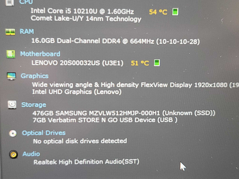 Lenovo ThinkPad T14 | i5-10510U| 16GB DDR4| 512GB SSD  β Lap200