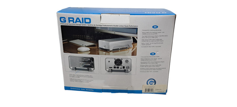 G-RAID 2TB External Hard Drive 0G00271 G-Technology Professional Gen4