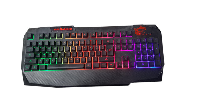 MSI Interceptor DS4200 PC Computer Backlit Gaming Keyboard