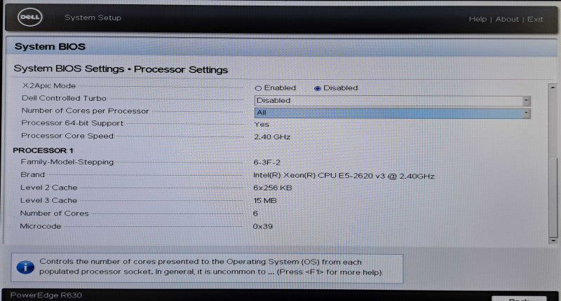 Dell R630 1U 8x 2.5"| Xeon E5-2620 v3 @2.40GHz, 128GB DDR4, H730P Mini