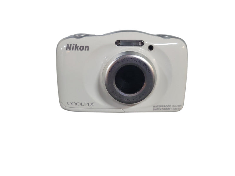 Nikon COOLPIX S33 13.2MP Digital Camera - White !