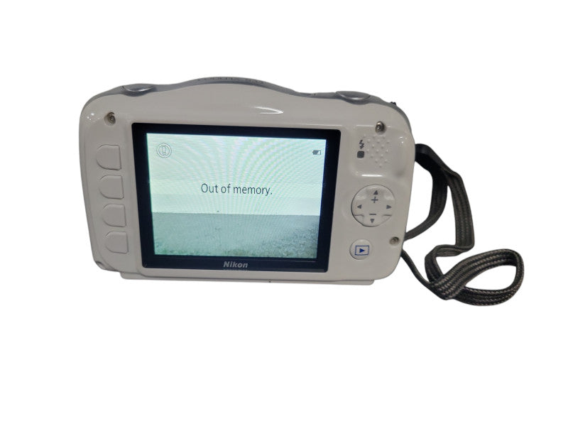 Nikon COOLPIX S33 13.2MP Digital Camera - White !