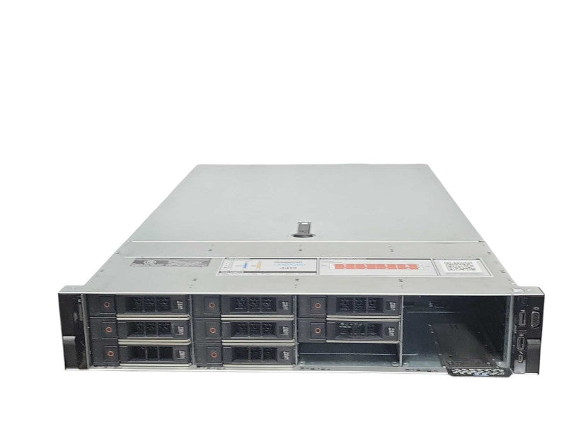 Dell PE R740xd, 1x Xeon Silver 4110 2.10GHz, 64GB DDR4, 8x 8TB HDDs, 2x PSU _