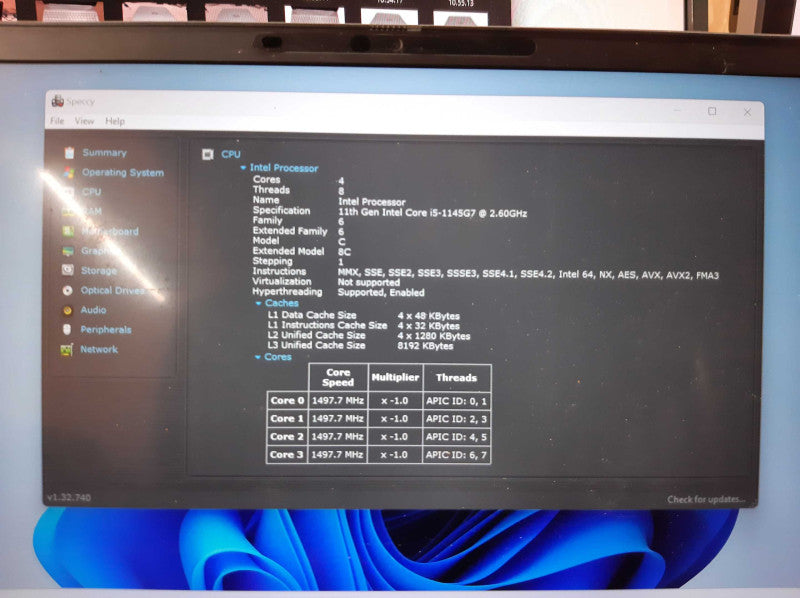 Dell Latitude 7420, Intel i5 1145G7, 16GB RAM, 256 GB SSD, Touch  | READ DESC  Lap200
