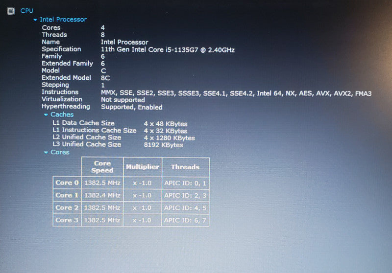 Dell Latitude 3420 | Core i5-1135G7 @ 2.40GHz | 8GB RAM | 256GB SSD | *READ*  Lap200