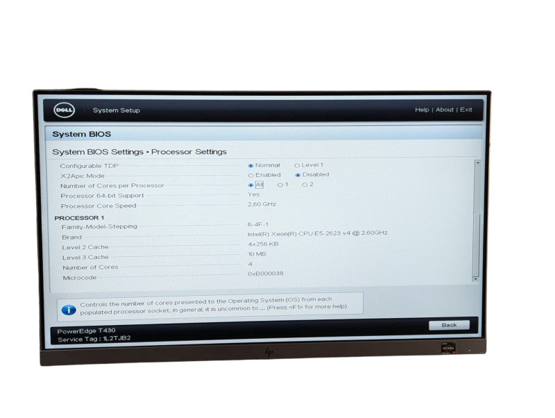 DELL PowerEdge T430 Intel Xeon E5-2623 v4 @ 2.60Ghz 32GB RAM H730 RAID  -