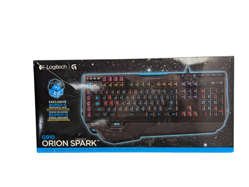 Logitech G910 ORION SPAKR Wired USB RGB Mechanical Keyboard  -