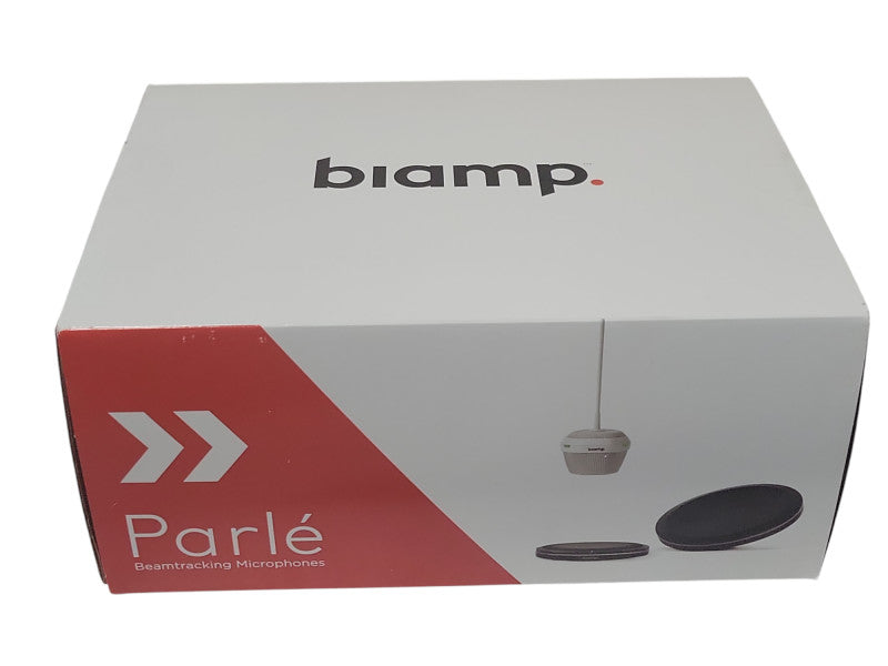 Open-Box beamtracking microphone BIAMP Parle TCM-X WHITE _