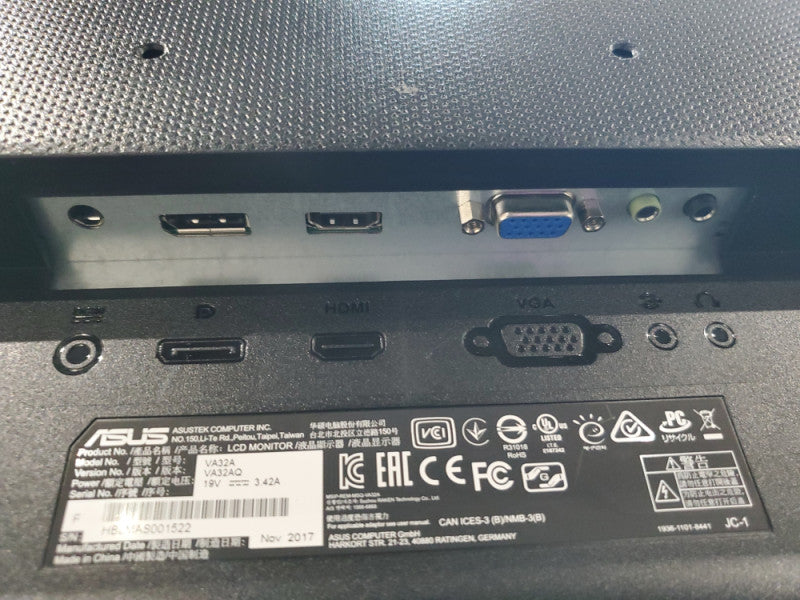 LCD Monitor Asus VA32AQ 31.5" 2560 x 1440(WQHD) 16:9 75Hz