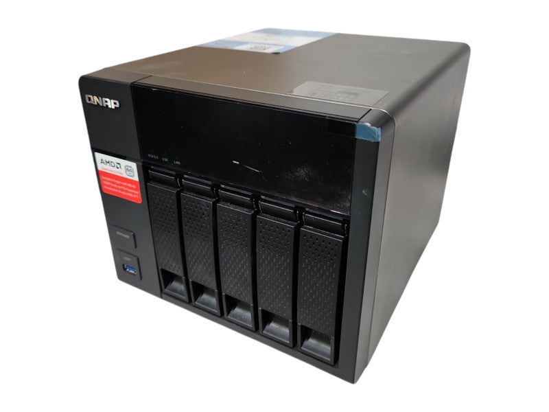 QNAP TS-563 5-Bay NAS, AMD GX-420MC, 2GB RAM, 5x 3TB HDDs