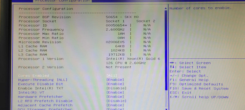 Cisco C220 M5, 1x Xeon Gold 6126 2.60GHz 64GB DDR4, LSI SAS 3516, 2.5" 2x PSU _