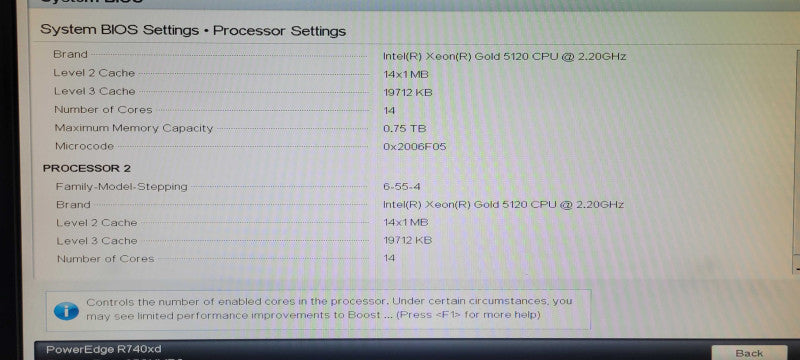 Dell PE R740xd, 2x Xeon Gold 5120 2.20GHz, 64GB DDR4, H740P, 2x PSU, 24x 2.5" _