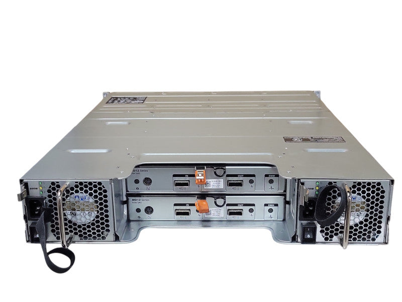 Dell PowerVault MD1200 12x 3.5" HDD Bays, 2x MD12 Series controllers, 2x PSU _