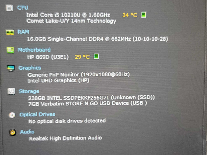 HP ProBook 440 G7| i5-10210U| 16GB DDR4| 256GB SSD READ β Lap200