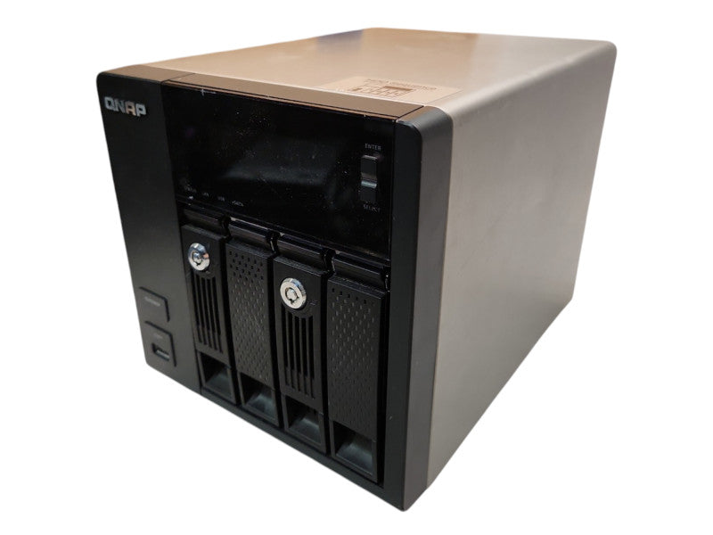 QNAP TS-419P II 4 bay NAS, w/ 4x 4TB HDDs, No Power Supply