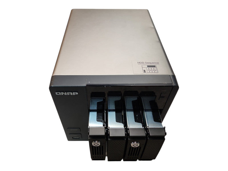 QNAP TS-419P II 4 bay NAS, w/ 4x 4TB HDDs, No Power Supply