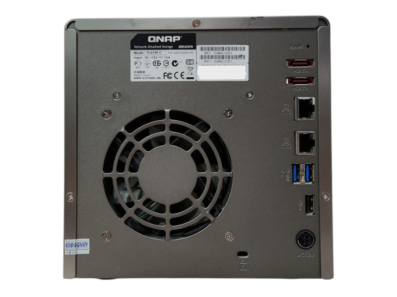 QNAP TS-419P II 4 bay NAS, w/ 4x 4TB HDDs, No Power Supply