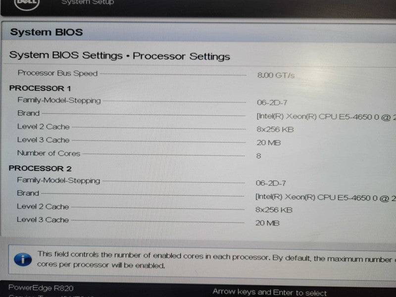 Dell PowerEdge R820 - 4x Xeon E5-4050  | 128GB RAM | NO HDD | PERC H710 2.5" !