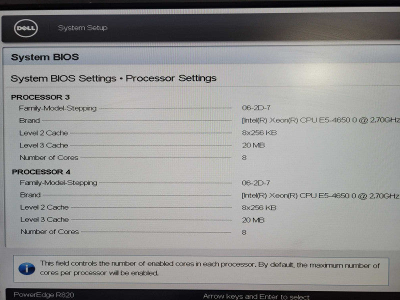Dell PowerEdge R820 - 4x Xeon E5-4050  | 128GB RAM | NO HDD | PERC H710 2.5" !