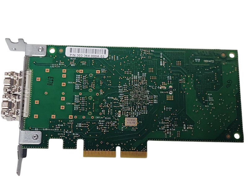 EMC Dual Port 10Gb Network Adapter 303-364-000A HH Bracket w/ SFPs Q_