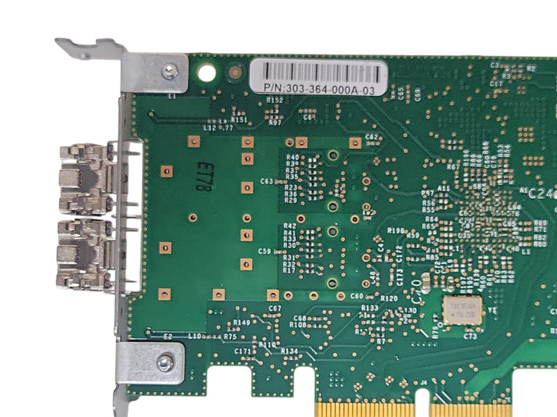 EMC Dual Port 10Gb Network Adapter 303-364-000A HH Bracket w/ SFPs Q_