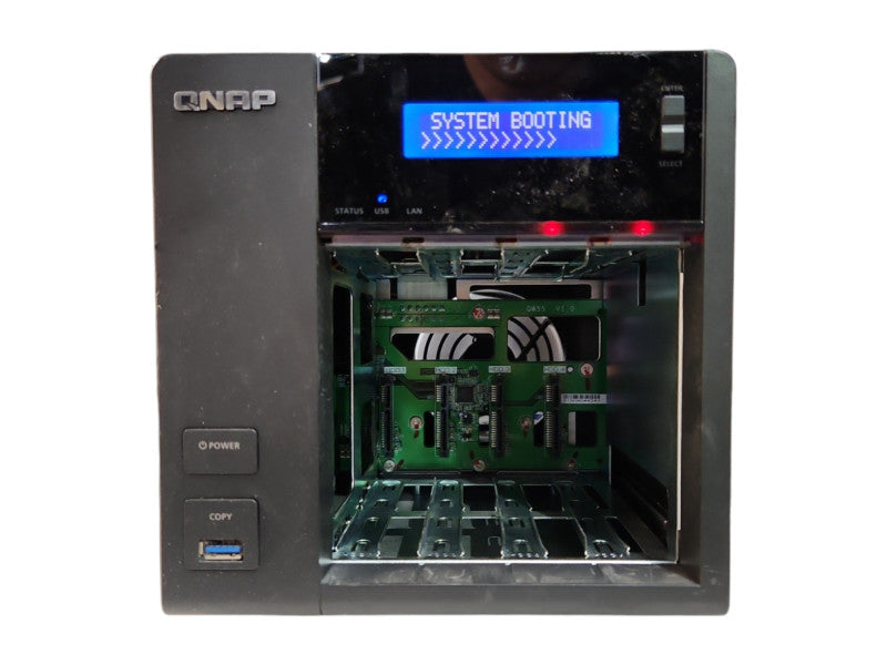 QNAP TS-453 Pro 4-Bay NAS, No Caddies & HDD, READ