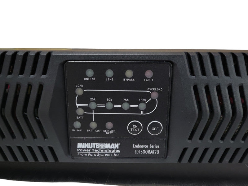 Minute Man power technology Endeavor Series ED1500RMT2U 1500VA UPS w/ Battery _
