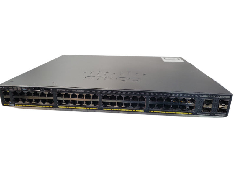 Cisco WS-C2960X-48LPS-L V06 | 48-Port Gigabit PoE+ 370W Switch | 4x SFP !