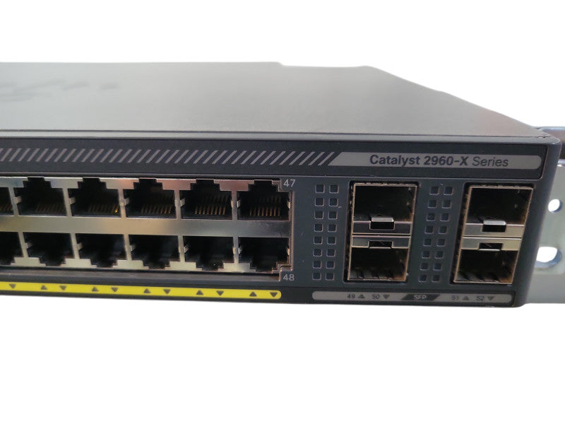 Cisco WS-C2960X-48LPS-L V06 | 48-Port Gigabit PoE+ 370W Switch | 4x SFP !