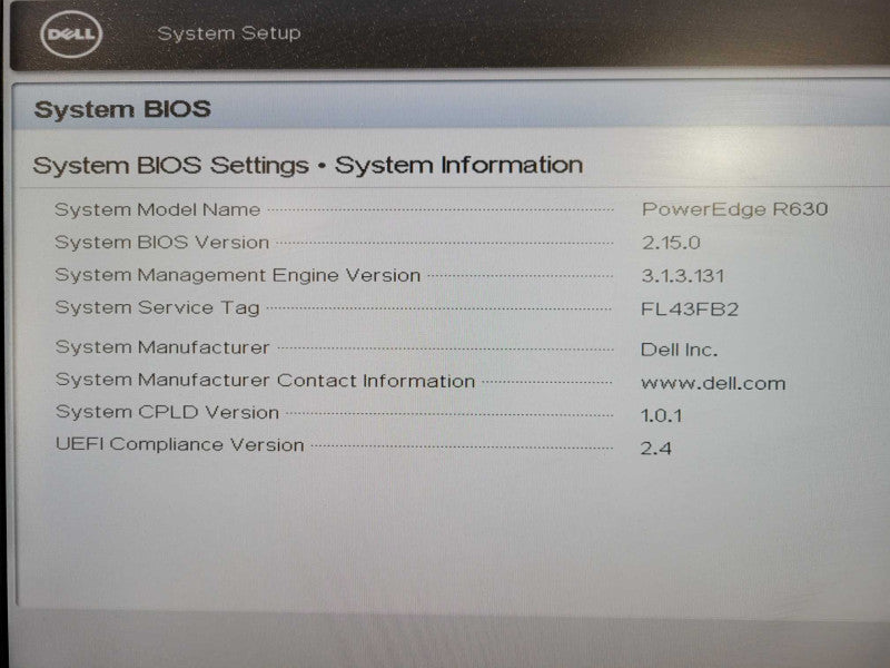 DELL PowerEdge R630 Intel Xeon E5-2630 v3 @ 2.40Ghz 128GB RAM H730P mini 2.5" !