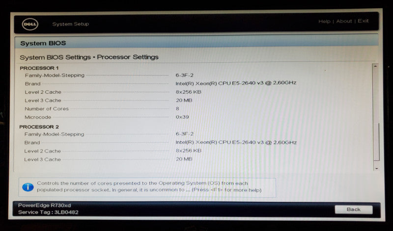 Dell PowerEdge R730xd | 2x E5-2640 v3 | 32GB DDR4 | No HDD | H730P Mini