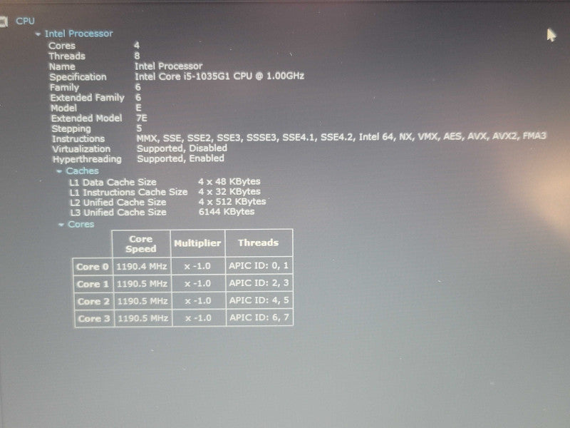 Lenovo IdeaPad S340-14IIL| i5-1035G1| 12GB DDR4| 256GB SSD NO AC β Lap200
