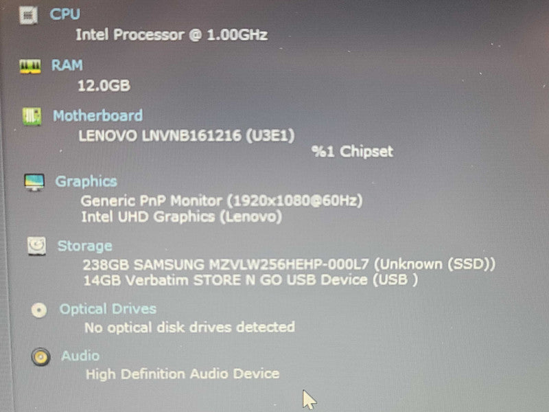 Lenovo IdeaPad S340-14IIL| i5-1035G1| 12GB DDR4| 256GB SSD NO AC β Lap200