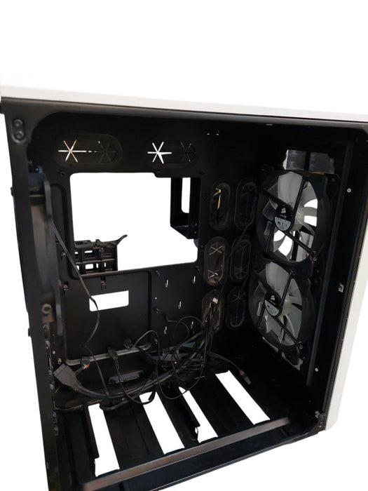 Corsair White & Black Dual Chamber PC Case Enclosure Empty  =
